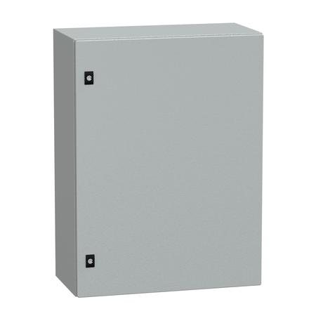 SCHNEIDER ELECTRIC Steel Spacial Enclosure, 800 mm H, 600 mm W NSYCRN86300P