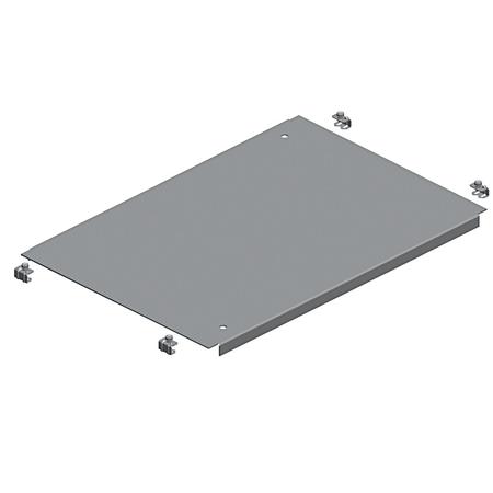 SCHNEIDER ELECTRIC Plain cable gland plate, PanelSeT SFN, Spacial SF, for electrical enclosure W600 D400mm, fixed by clips NSYEC64