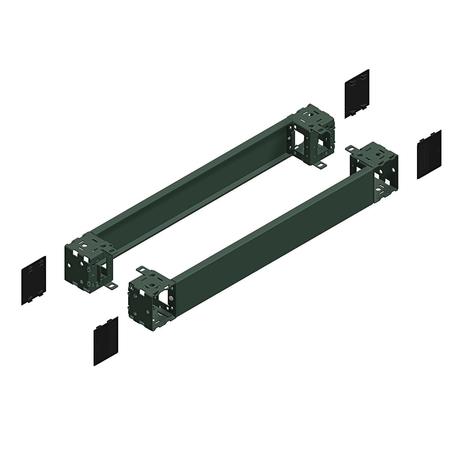 SCHNEIDER ELECTRIC Front & rear plinth, PanelSeT SFN, Spacial SF, for electrical enclosure W400mm, plinth H100mm NSYSPF4100