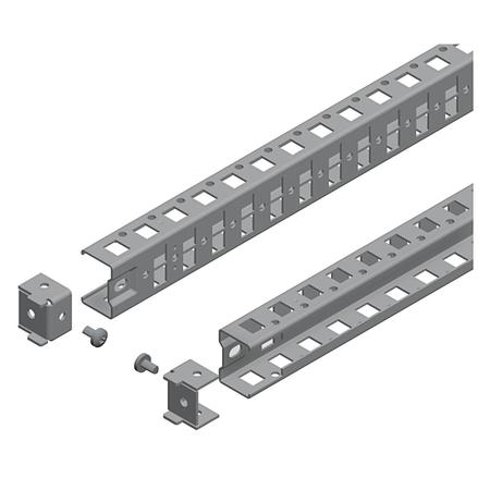 SCHNEIDER ELECTRIC Universal cross rails, PanelSeT SFN, Spacial SF, Spacial SM, H40 W1800mm, 1 row, set of 2 NSYSUCR40180