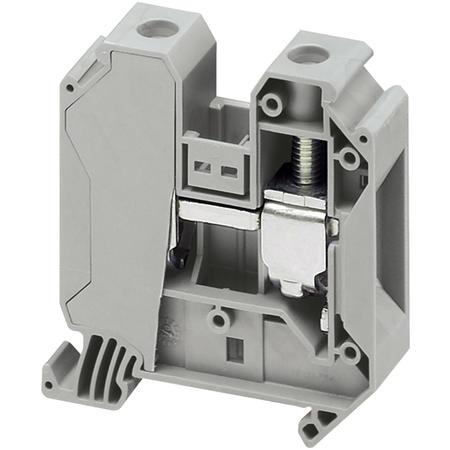 SCHNEIDER ELECTRIC Terminal block, Linergy TR, grey, 35mm2, passthrough, 2 points, set of 10 NSYTRV352