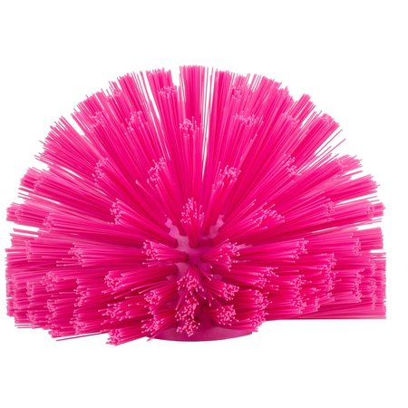 8 In W Pipe And Valve Brush, Pink, Polypropylene