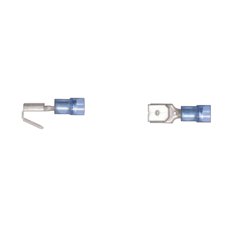 DISCO Blue Nyln Piggyback Terminal 1/4" Tab Female F/I 16-14 Ga. PK15 3654PK