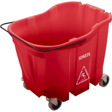 CARLISLE FOODSERVICE Mop Bucket Only, 35qt, Red 7690405