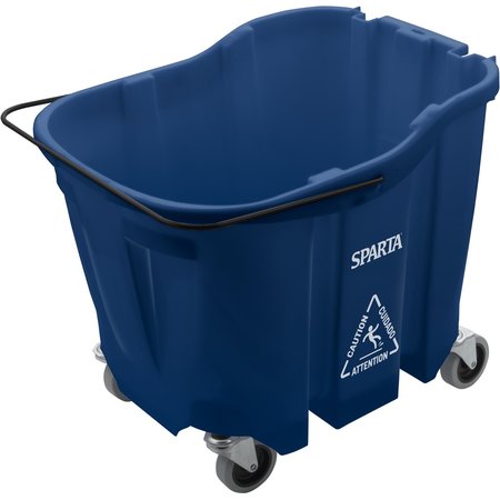 CARLISLE FOODSERVICE Mop Bucket Only, 35qt, Blue 7690414