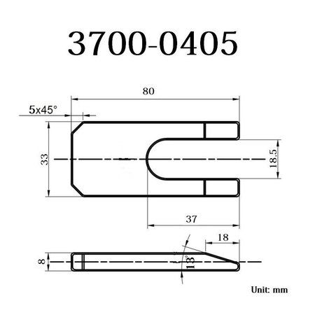 Hhip JT6 Or JT33 Drill Chuck Removal Wedge Set 3700-0405