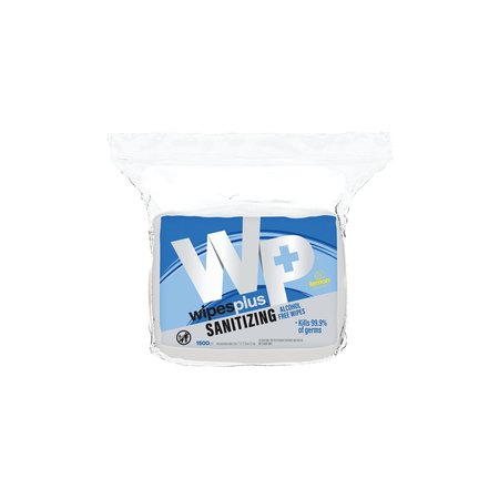 WIPESPLUS Hand Sanitizing Alcohol Free Wipes, PK4 37502