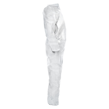 Kleenguard Breathable Coverall, White, L, Elastic, Large, 24 PK 37716