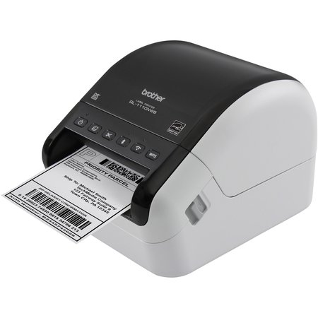 Brother Desktop Label Printer Kit, 4" Tape W QL1110NWB