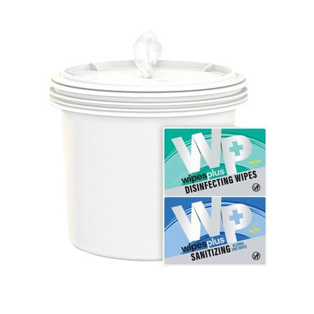 WIPESPLUS Empty Buckets With Lids, PK2 38003