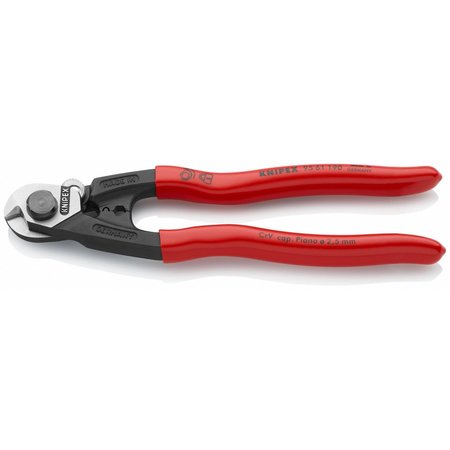 Knipex Wire Rope Cutter, Center Cut, 7 1/2 in 95 61 190 SBA