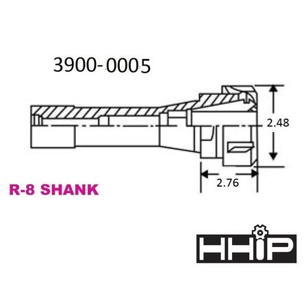 Hhip R8 17 Piece ER-40 Spring Collet Chuck Set 3900-0005