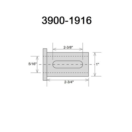 Hhip 1" OD -5/16" ID  C Type Tool Holder Bushing 3900-1916