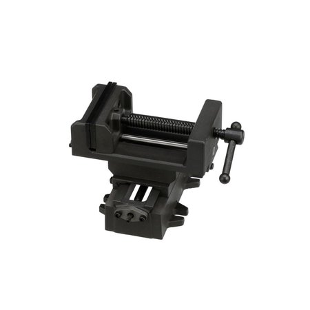 Hhip 4" Heavy Duty Cross Slide Vise With Metric Dial 3900-2704