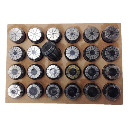 HHIP 1/8~1" ER40 24 Piece Spring Collet Set 3900-5299