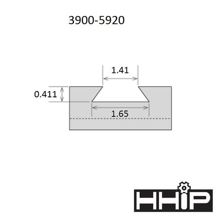 Hhip BXA 6 Piece Tool Post Set - Piston Type 251-200 (3900-5920) 3900-5920