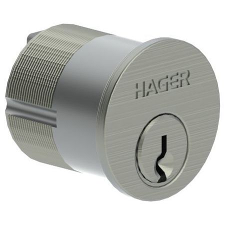 HAGER Satin Chrome Cylinder 390226D114 390226D114