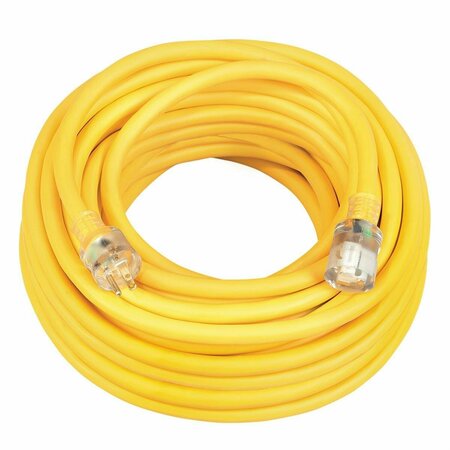 SOUTHWIRE Extension Cord, SJEOOW, 50 ft 14/3, Lit/End 1488SW0002