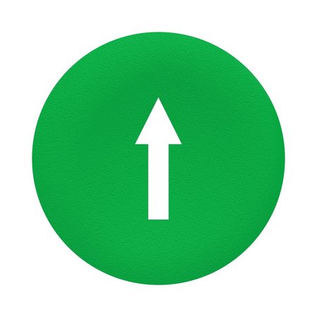 SCHNEIDER ELECTRIC Green cap marked arrow for rectangular multiple-headed pushbutton Ø22 ZBA7335