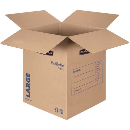 Smoothmove Moving Box, 18x18x24 in, PK15 7714001