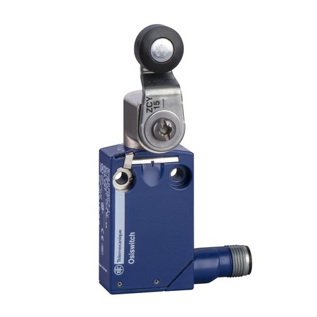 TELEMECANIQUE SENSORS Limit Switch, Roller Lever, Rotary, 1NC/1NO, Actuator Location: Side XCMD2115C12