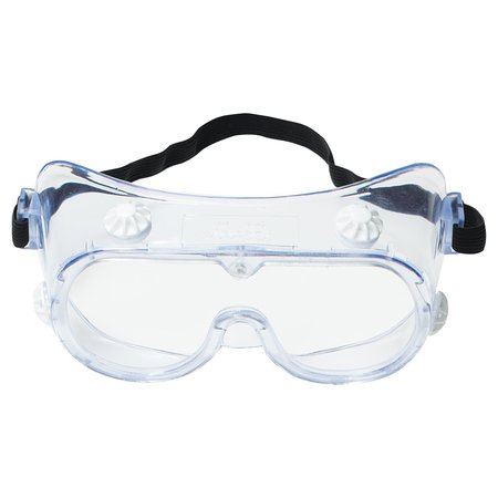 3M Safety Goggles, Clear Anti-Fog Lens, 334 Series, 10PK 40661-00000-10