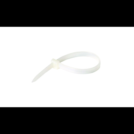 STEREN Cable Tie 6in 18lb Nylon Self-Loc, PK 100 400-806CL