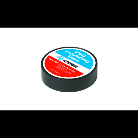 STEREN Electrical Tape 60ft Black 400-904BK