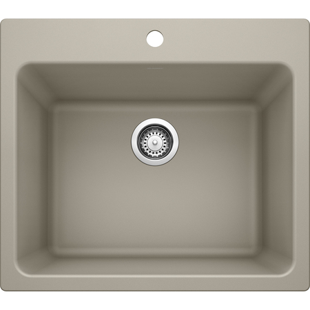 BLANCO LIVEN 2Mt Granite Composite 25" x 22" Laundry Sink Truffle 401926