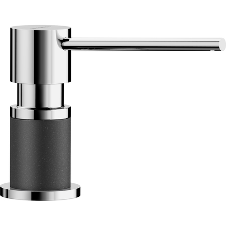 BLANCO Lato Soap Dispenser - Chrome/Anthracite 402300