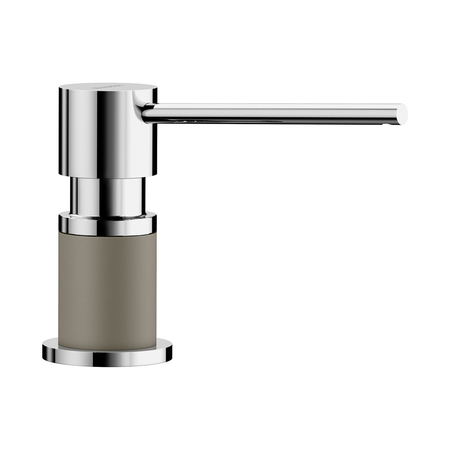 BLANCO Soap Dispenser, Truffle/Chrome 402306