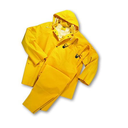 PIP Rainsuit, Fr, 3-Piece, Pvc/Polyester 4035FR/XL