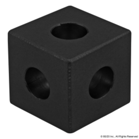 80/20 Black 10 S Square Tri-Corner 4042-BLACK