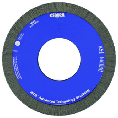 OSBORN Composite Wheel Brush, Aggressive, 12" 0004064900
