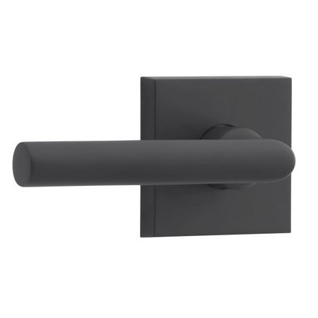 BALDWIN Reserve Satin Black Door Levers PVTUBCSR190