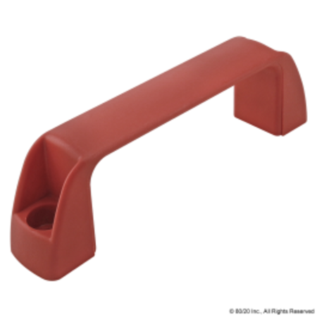 80/20 Medium Plastic Door Handle-Red 40-2881