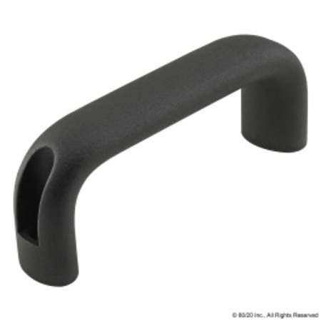 80/20 Aluminum 129mm Cabinet Handle-Black 40-2884