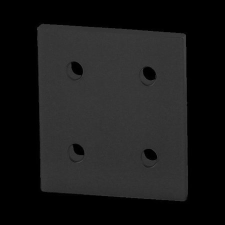80/20 Black 40 S 4 Hole Joining Plate 40-4367-BLACK