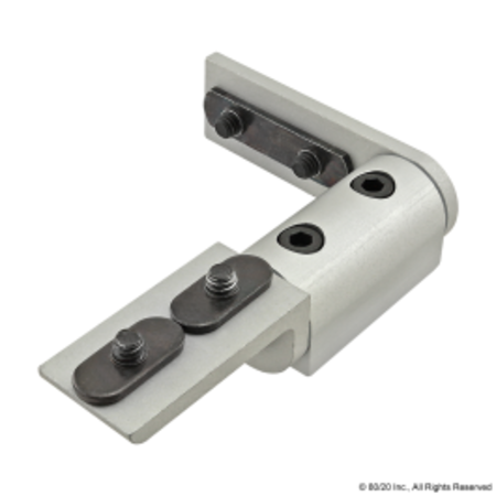 80/20 Living Hinge W/Corner Bracket 2" 10 S 4163