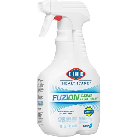 Clorox Bleach Disinfectant, 32 oz. Trigger Spray Bottle, Unscented, Translucent, 9 PK 31478