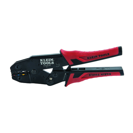 Klein Tools Ratcheting Crimper, 10-22 AWG - Insulated Terminals 3005CR
