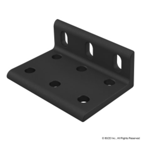 80/20 Slotted 9 Hole Inside Corner Bracket 10S 4251-BLACK