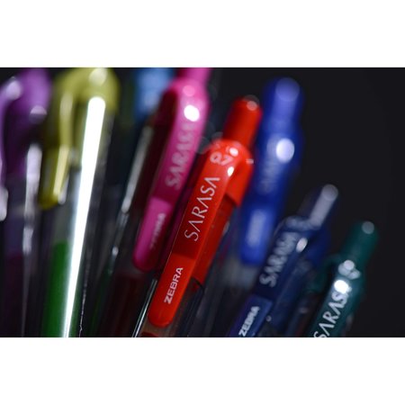 Zebra Pen Pen, Gel, Sarasa, Rt, 0.5Mm, Rd, PK12 46730
