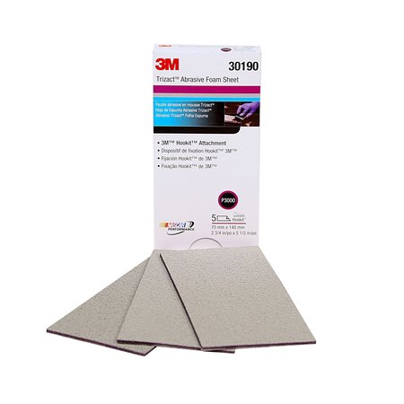 3M TrizactHookitFoamSheet30290 2-3/4"x, PK50 30190