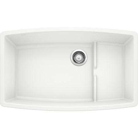 BLANCO Performa Cascade Silgranit Undermount Kitchen Sink - White 440066
