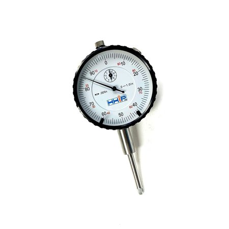 HHIP 0-1" Dial Indicator With Flat Back .001" 4400-0012