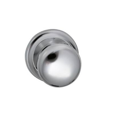 OMNIA Knob 2-5/8" Rose Pass 2-3/8" BS T 1-3/8" Doors Bright Chrome 442 442/00.PA2