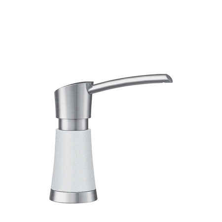 BLANCO Artona Soap Dispenser - PVD Steel/White 442054