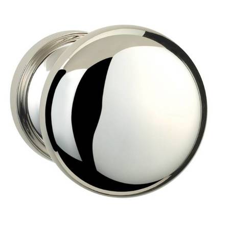 OMNIA Knob 1-3/4" Rose Pass 2-3/4" BS T 1-3/8" Doors Bright Chrome 442 442/45A.PA2