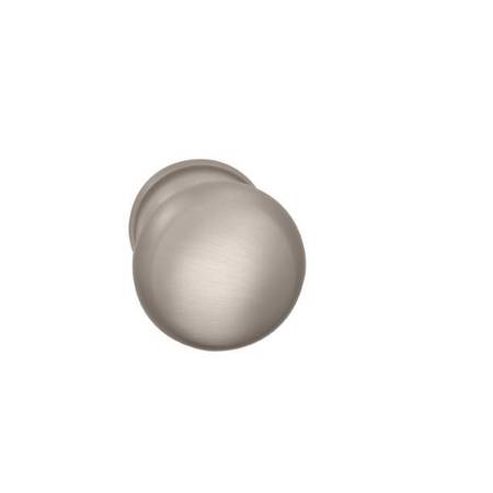 OMNIA Knob 1-3/4" Rose Pass 2-3/8" BS T 1-3/8" Doors Satin Nickel 442 442/45.PA15